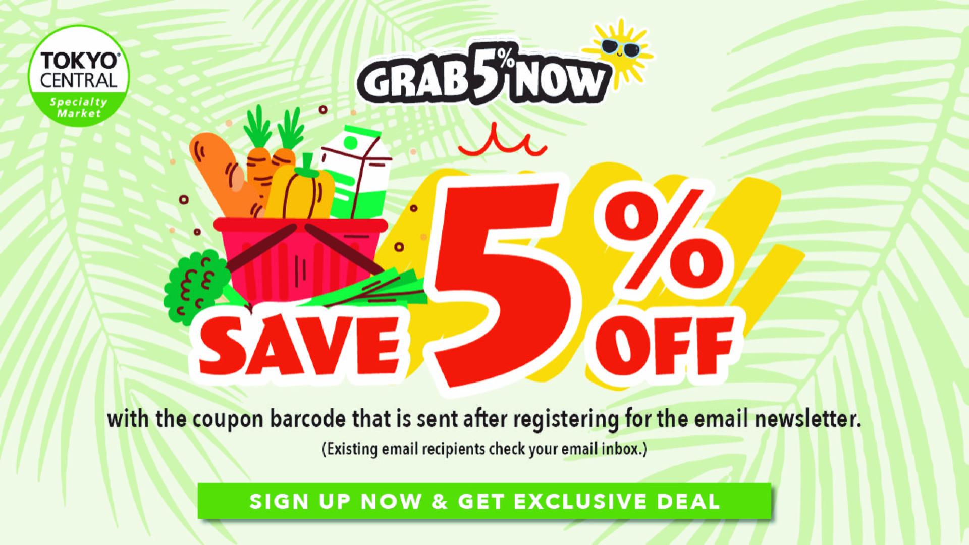 Grab5%