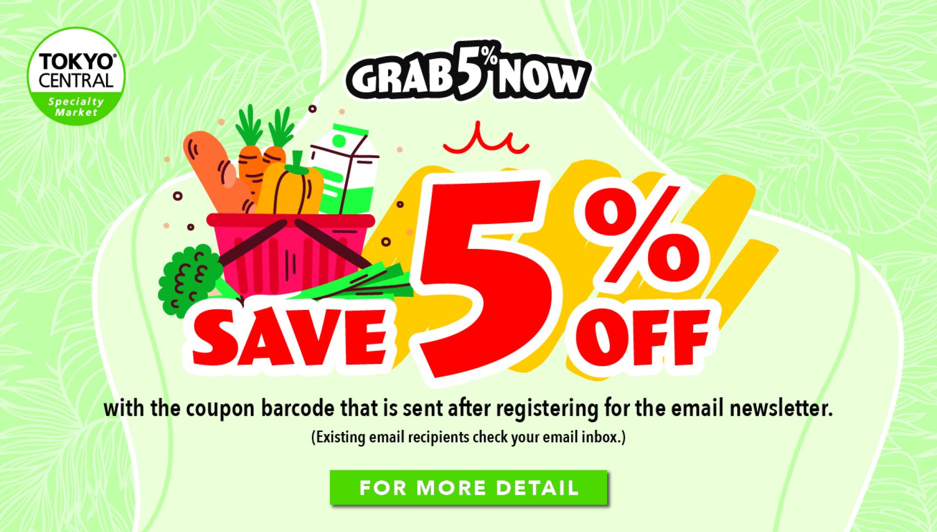 Grab5%