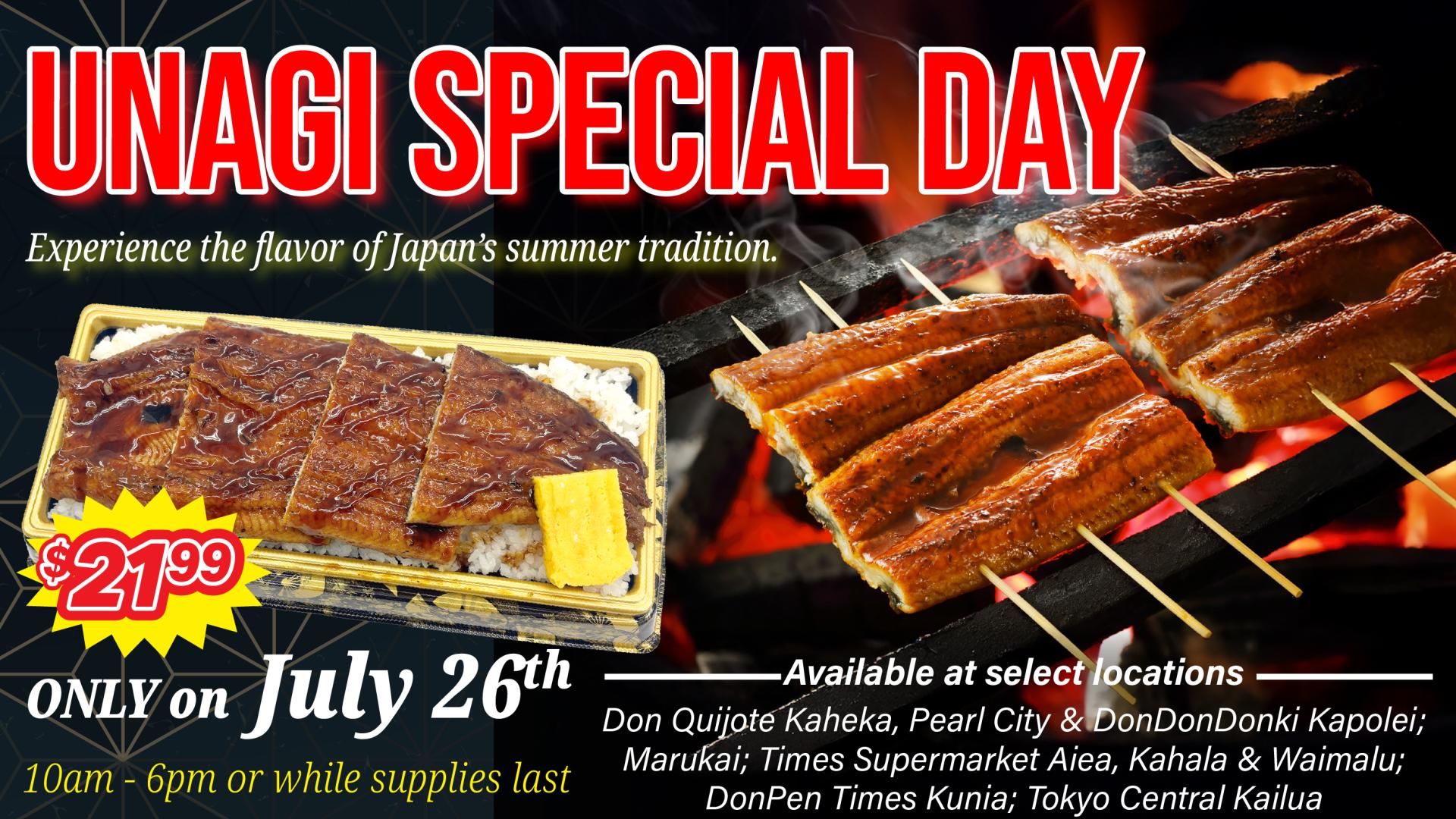 Unagi Special Day
