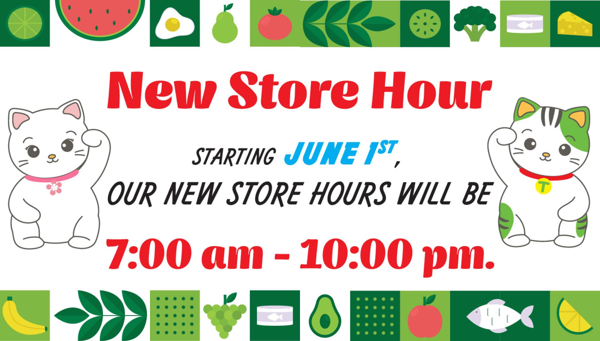 New Store Hour