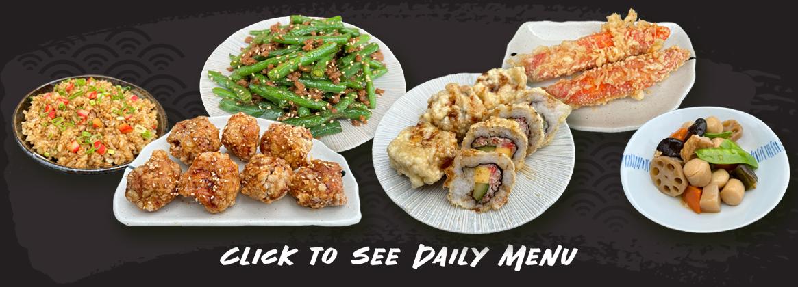 Self-Serve Food Bar Daily Menu