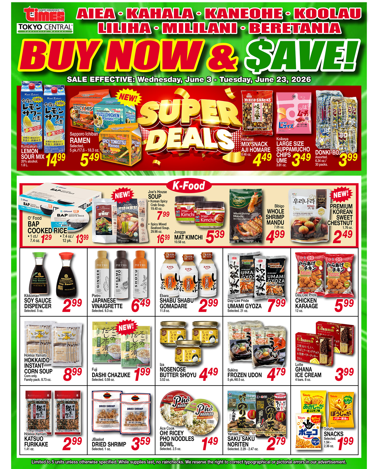 Buy Now & Save - Jun 3, 2026 - Jun 23, 2026